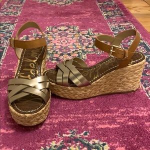 Sam Edelman - Raffia Platform Wedge